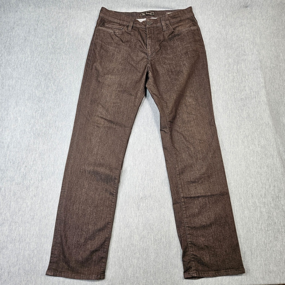 34 Heritage Jeans Mens 36x34 Brown Charisma Comfort-Rise Classic